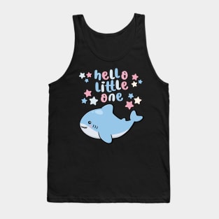 Hello little One Smart Cookie Sweet little dolphin shark cute baby outfit Tank Top